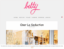 Tablet Screenshot of leblogdebetty.com